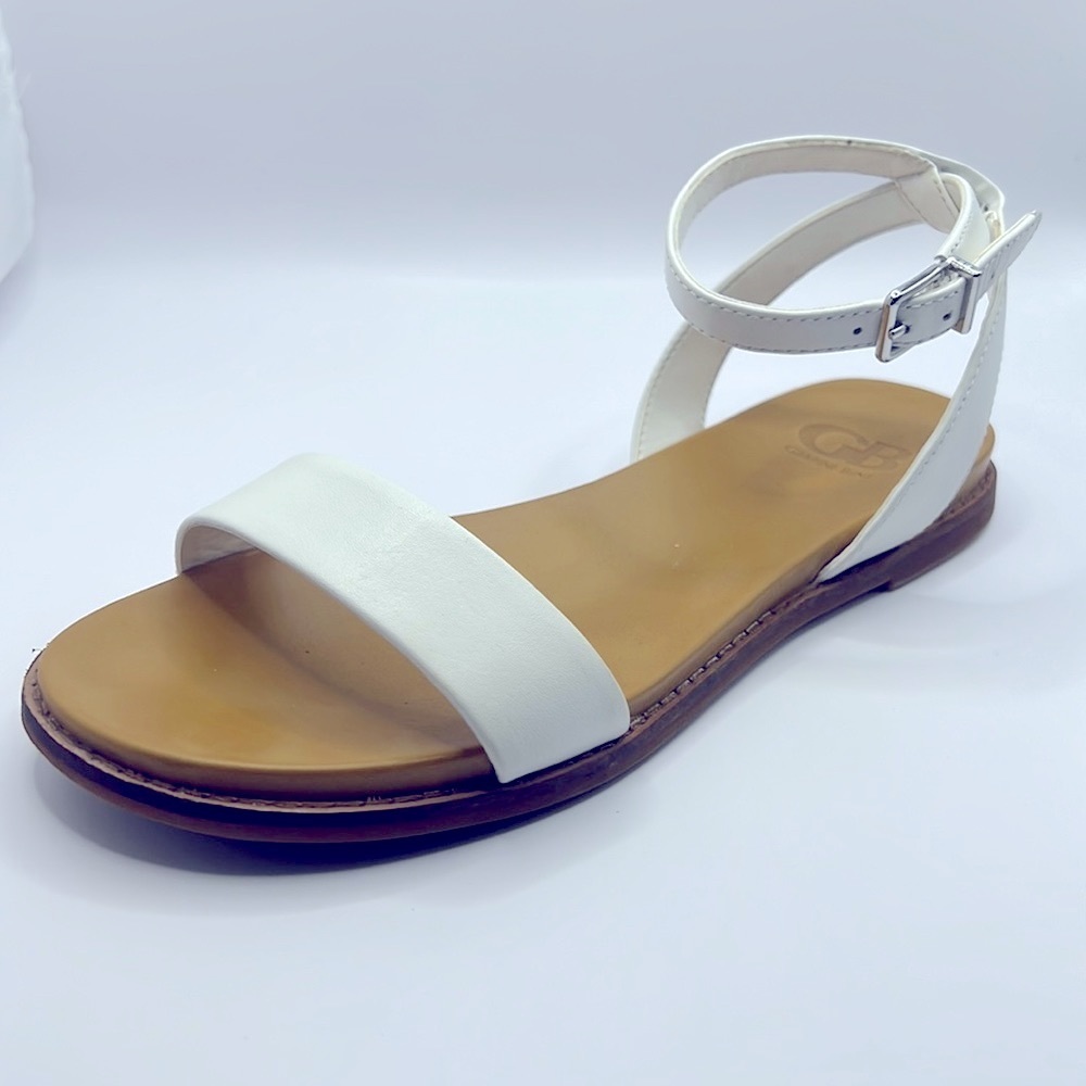 Gianni Bini White and Tan Sandals